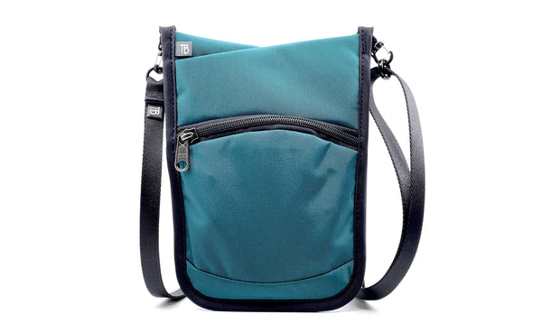 The front of the P.I.K.A. Pouch in Seapine Green (dark green) 630 Recycled.